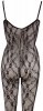Uwodzicielski bodystocking koronkowy kombinezon erotyczny S/M